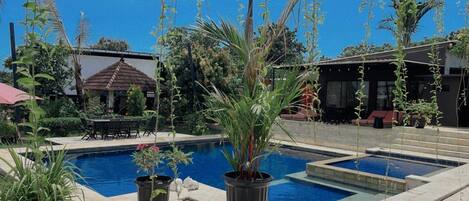 Uitzicht vanuit accommodatie