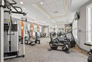 House, 5 Bedrooms | Fitness facility - Beautiful Luxury Home With All The Space With Pool 5 Bedroom Home by Redawning (Davenport)