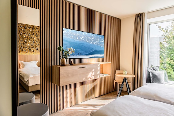 1 habitación, ropa de cama de alta calidad y camas con pillow-top