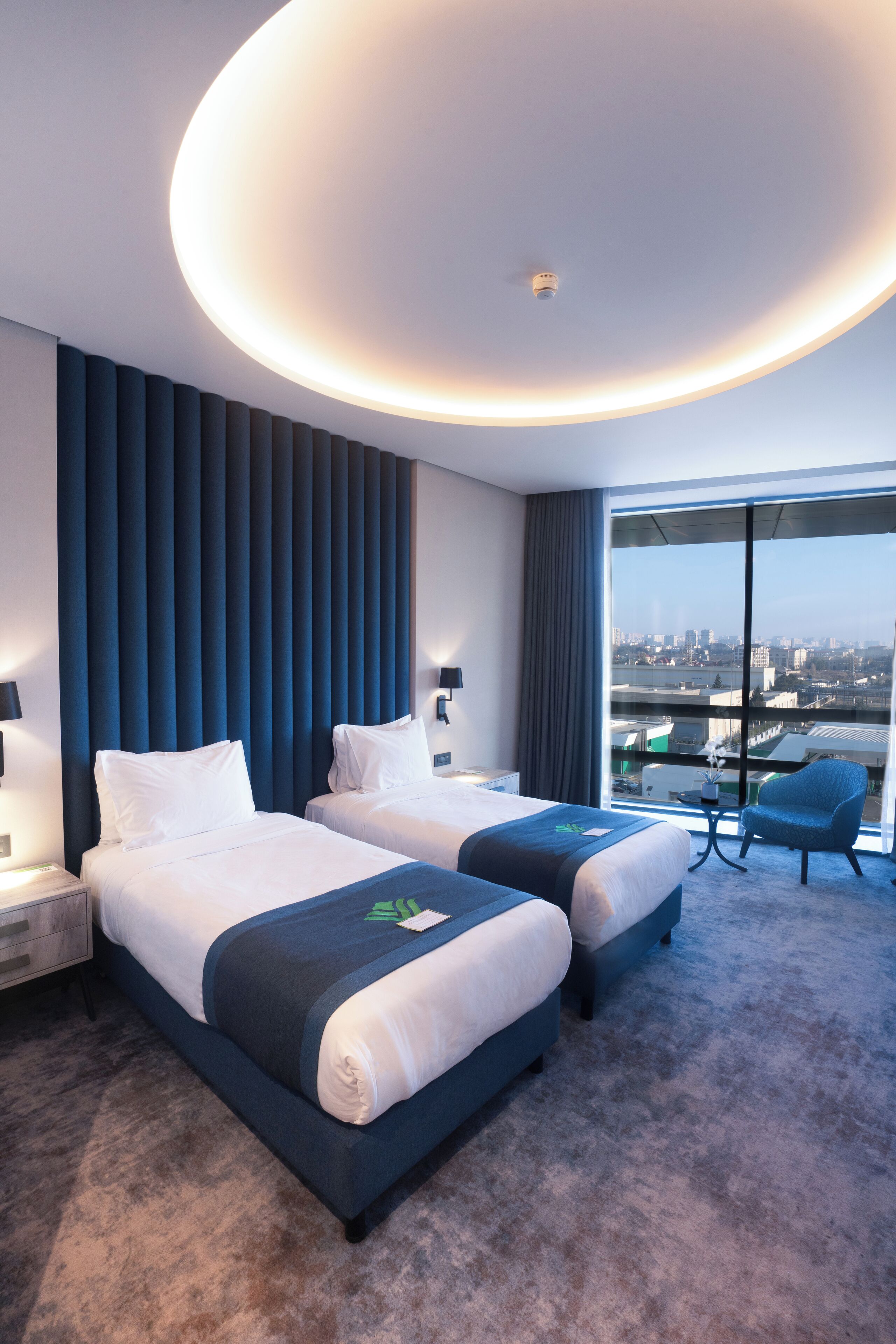 Minibar, in-room safe, desk, laptop workspace