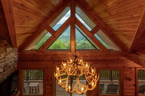 Interior - Luxury 4200 sqft Log Cabin on 50 Acres! Sleeps 16! (Waynesville)