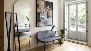 1 bedroom, premium bedding, down duvets, individually decorated