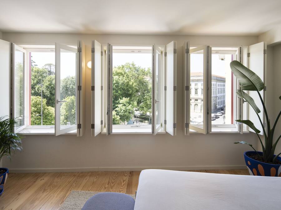 Premium bedding, down duvets, individually decorated