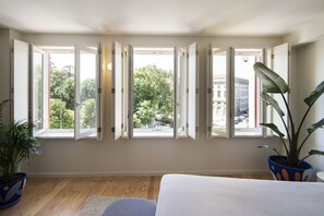 Premium bedding, down duvets, individually decorated