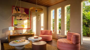 Sala de estar en el lobby