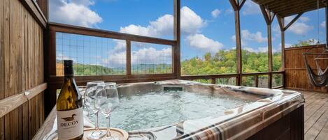 Bain à remous extérieur