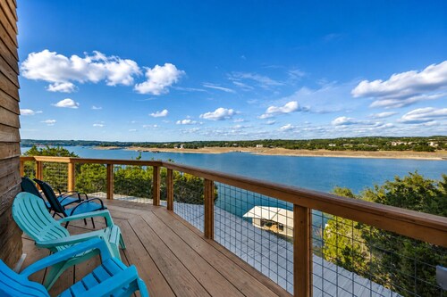 Rustic Lake Travis Waterfront Home Amazing Lake Views From Every Deck!