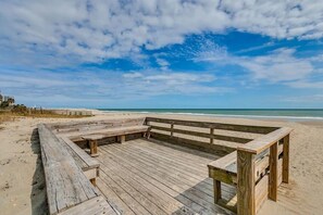On the beach