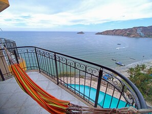 Studio | Beach/ocean view - Sea View - Rodadero - First Beachfront Line - 2 Pools (Santa Marta)