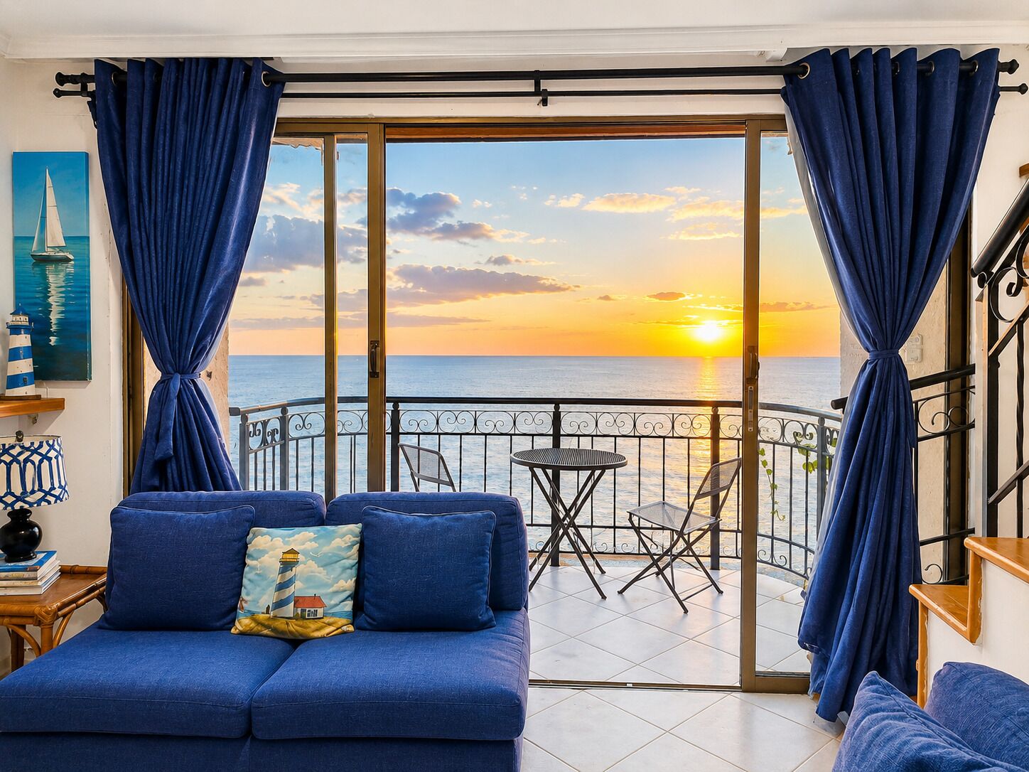 Panoramic Apartment, 2 Bedrooms | Living area