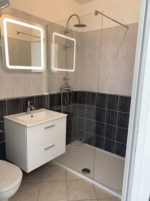 Shower, eco-friendly toiletries, hair dryer, towels - The charm of Touraine (Fondettes)