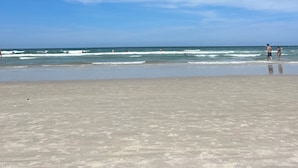 A beach with a clear sky and calm sea. - ERROL BY THE SEA, 2bdrm 2 bath FIRST FLOOR (New Smyrna Beach)