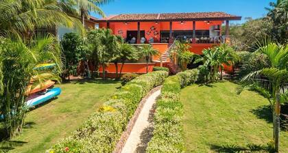 Have Fun in this Huge Beachfront Home with Infinity Pool at Potrero