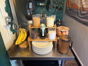 Free daily on-the-go breakfast