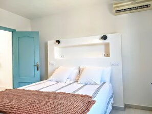 4 dormitorios, tabla de planchar con plancha, wifi y ropa de cama