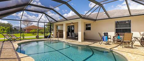 Una piscina climatizada