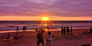Ubicación cercana a la playa y toallas de playa