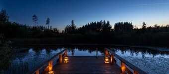 Charming chalet with sauna and hottub in secluded eco-village