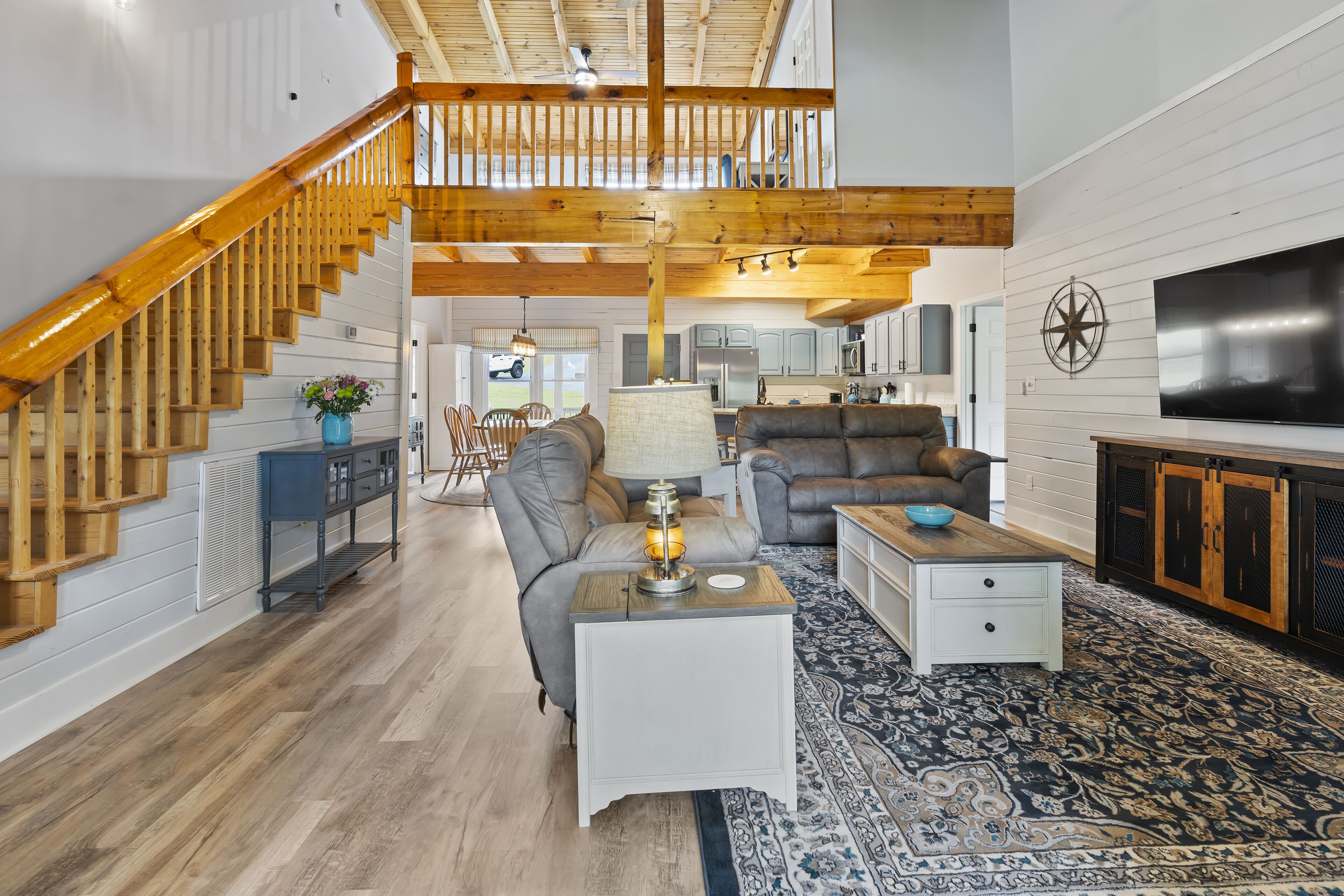 Freshly Renovated Spacious Waterfront home with Private Dock. Great Location.