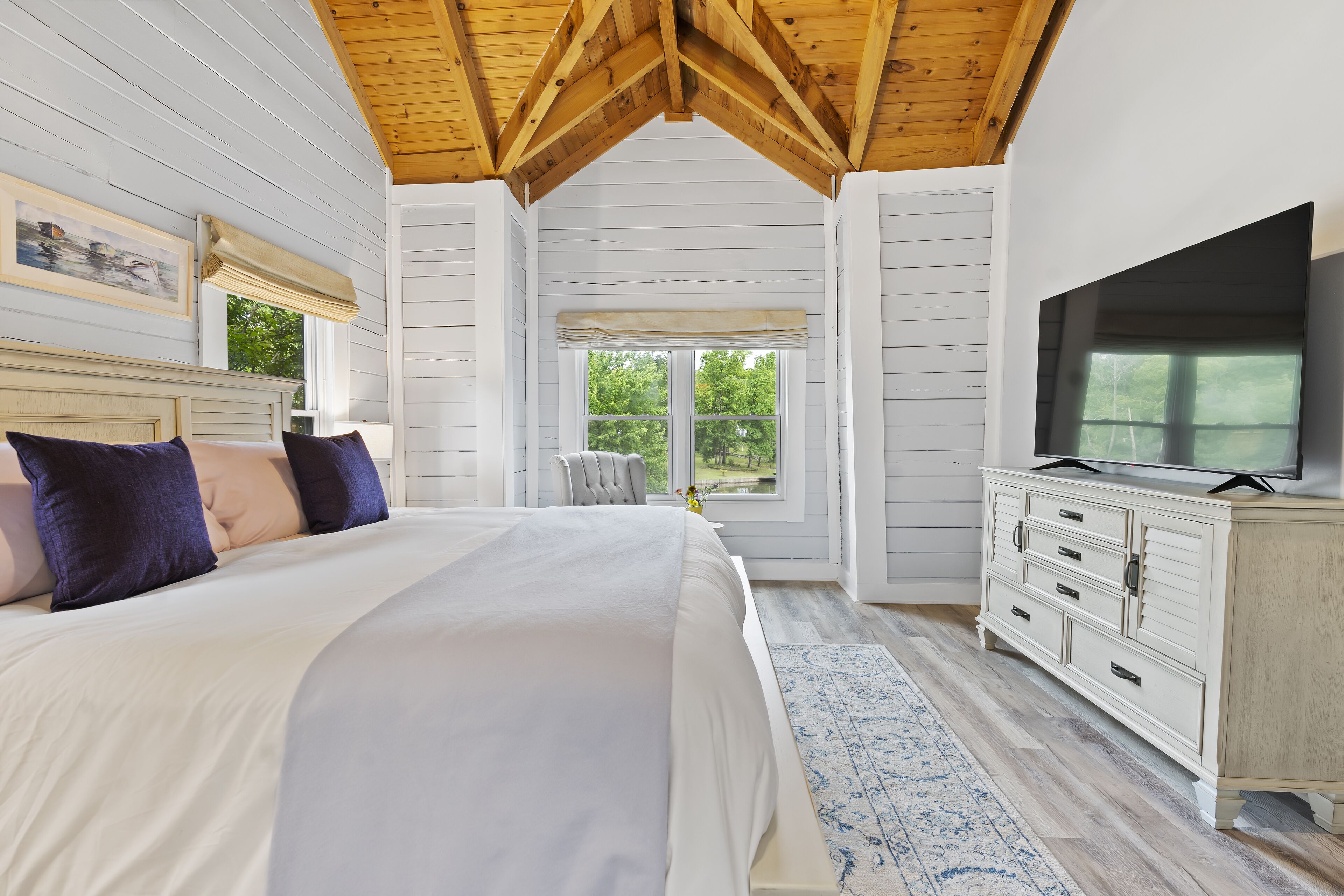 Freshly Renovated Spacious Waterfront home with Private Dock. Great Location.