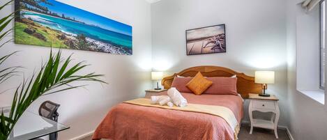 1 slaapkamer, een bureau, een strijkplank/strijkijzer, gratis wifi