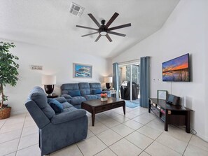 Smart TV, video games, DVD player