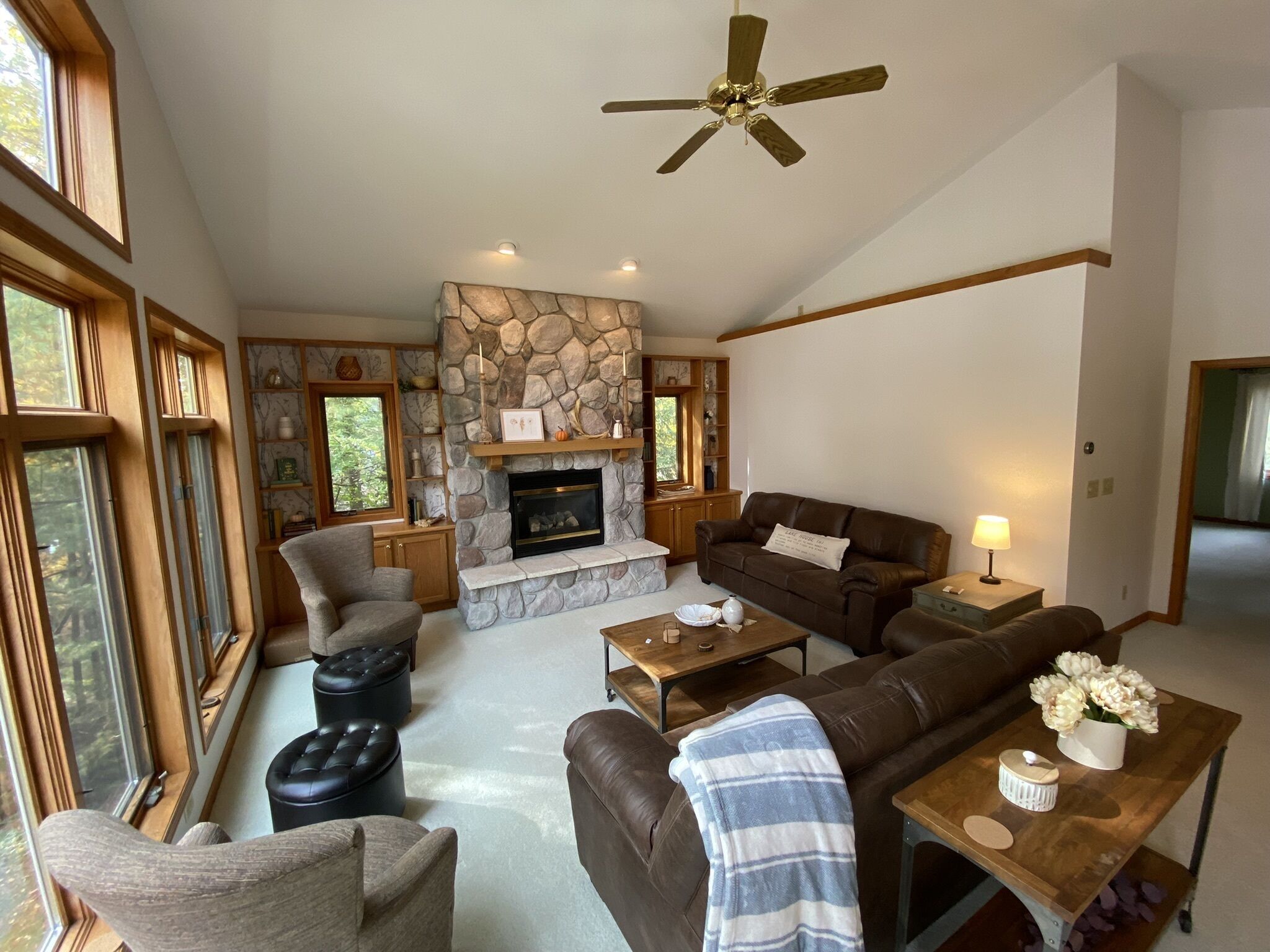 3000+ sq ft Lakehouse near Rhinelander on Clear, Full Rec Hildebrand Lake!