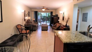 Condo, 2 Bedrooms | Living room - 950 Broadway #103 by Sandy Beach Vacations (Dunedin)