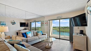 Condo, 2 Bedrooms | Living room - Bay Shore Yacht & Tennis Club #710 by Sandy Beach Vacations (Indian Shores)