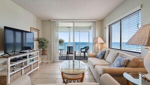 Condo, 3 Bedrooms | Living room - Sand Caslte by Sandy Beach Vacations (Indian Shores)