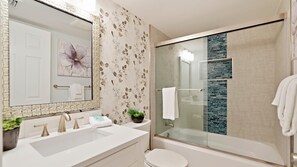Condo, 2 Bedrooms | Bathroom | Towels - Sand Caslte by Sandy Beach Vacations (Indian Shores)