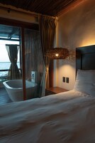 Superior Studio Suite, Terrace, Lakeside | Egyptian cotton sheets, premium bedding, down comforters, in-room safe