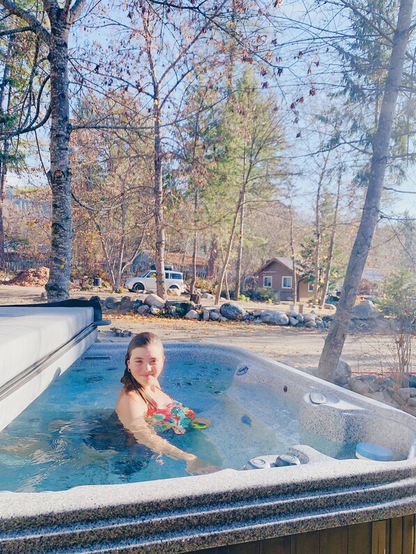 Cabin, 2 Queen Beds, Patio | Pool