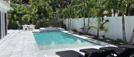 Außenpool, beheizter Pool