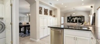 Luxurious spa-like oasis with pool, 4bdr/ 3br