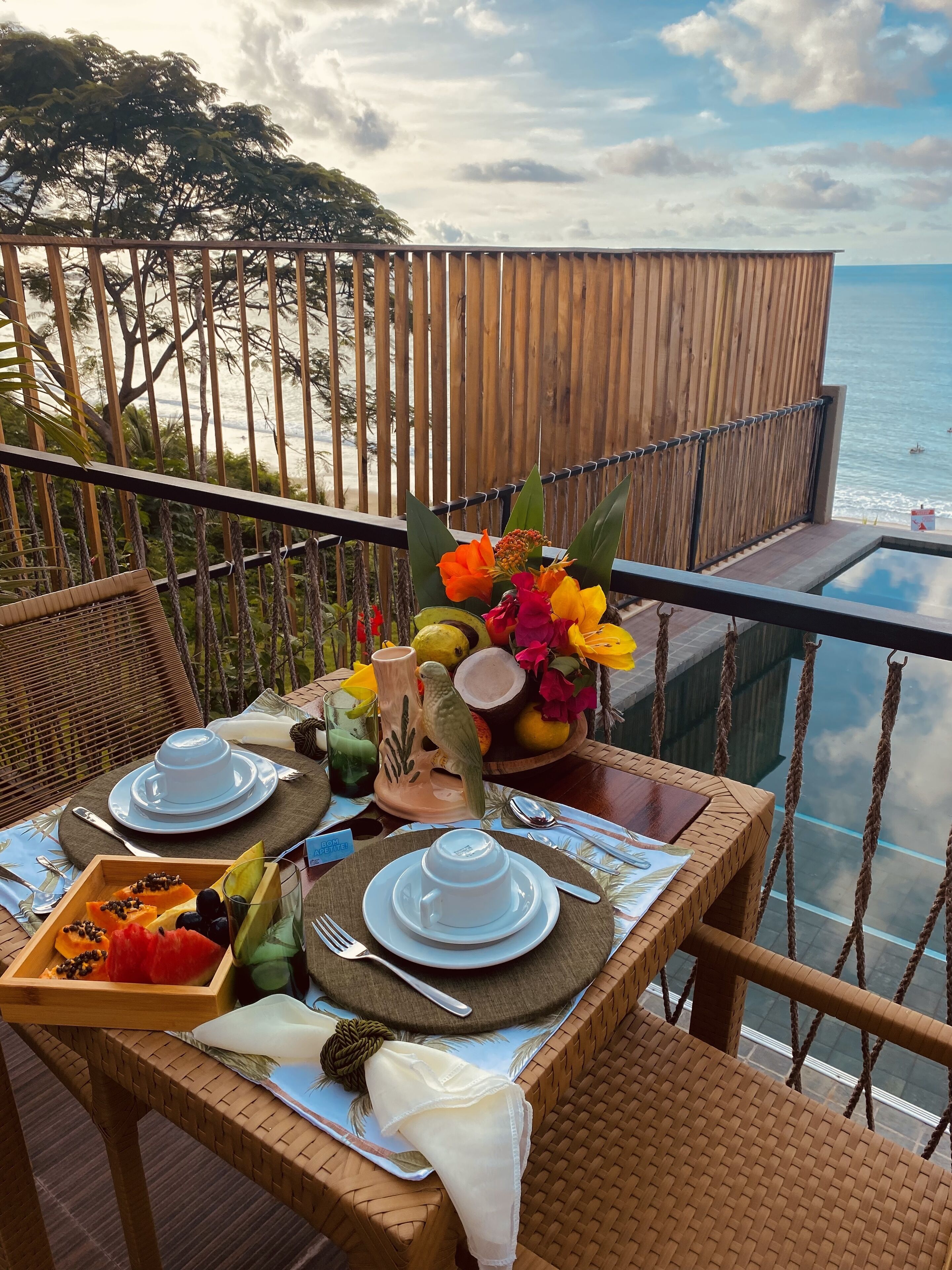 Päivittäinen mannermainen aamiainen (55.00 BRL per henkilö)