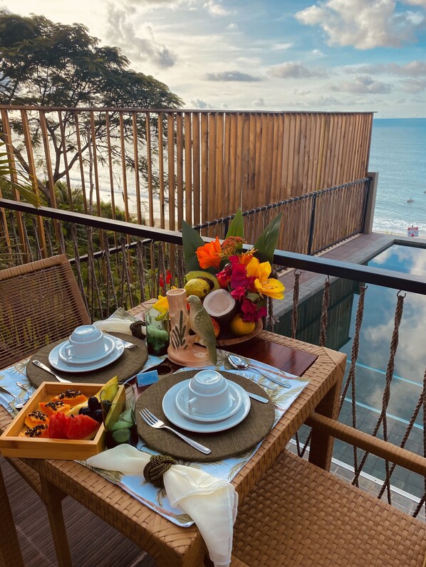 Dagelijks continentaal ontbijt (BRL 55.00 per persoon)