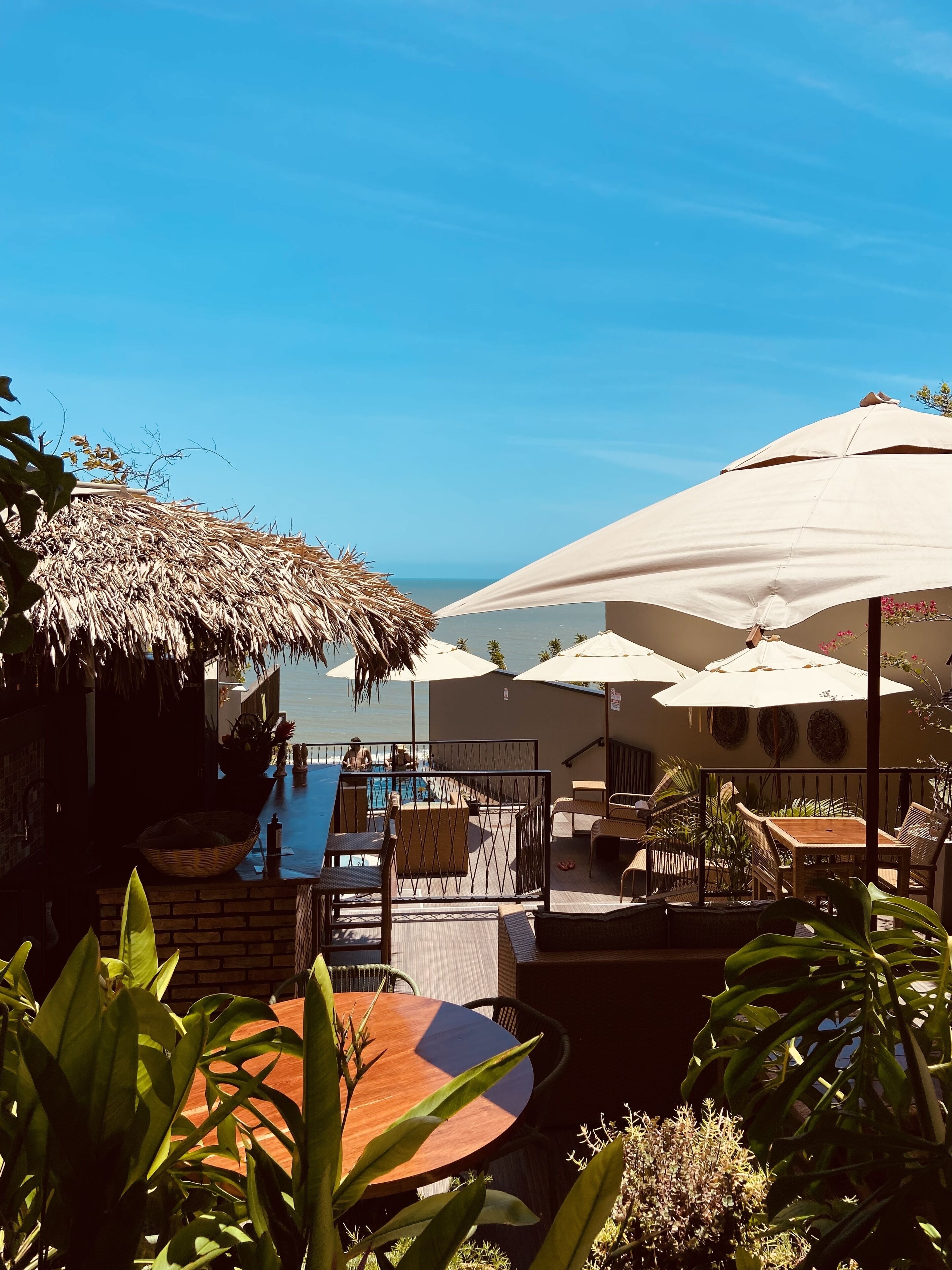 Suíte 103 Quarto Duplo Deluxe com vista do mar | Premium bedding, pillow-top beds, minibar, in-room safe