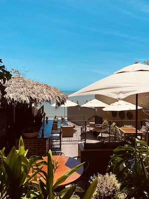 Suíte 103 Quarto Duplo Deluxe com vista do mar | Premium bedding, pillow-top beds, minibar, in-room safe - Beach Eco Stays Hotel Boutique Lagoinha (Paraipaba)