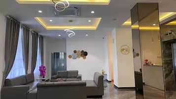 Sitteområde i lobbyen