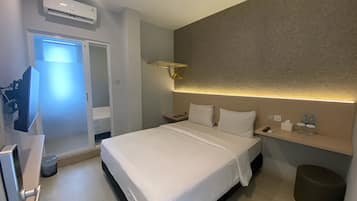 Dobbeltrom – superior | Skrivebord, wi-fi (inkludert) og sengetøy