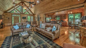 House, 4 Bedrooms | Living room - Magnolia Bay by Escape to Blue Ridge (Blue Ridge)