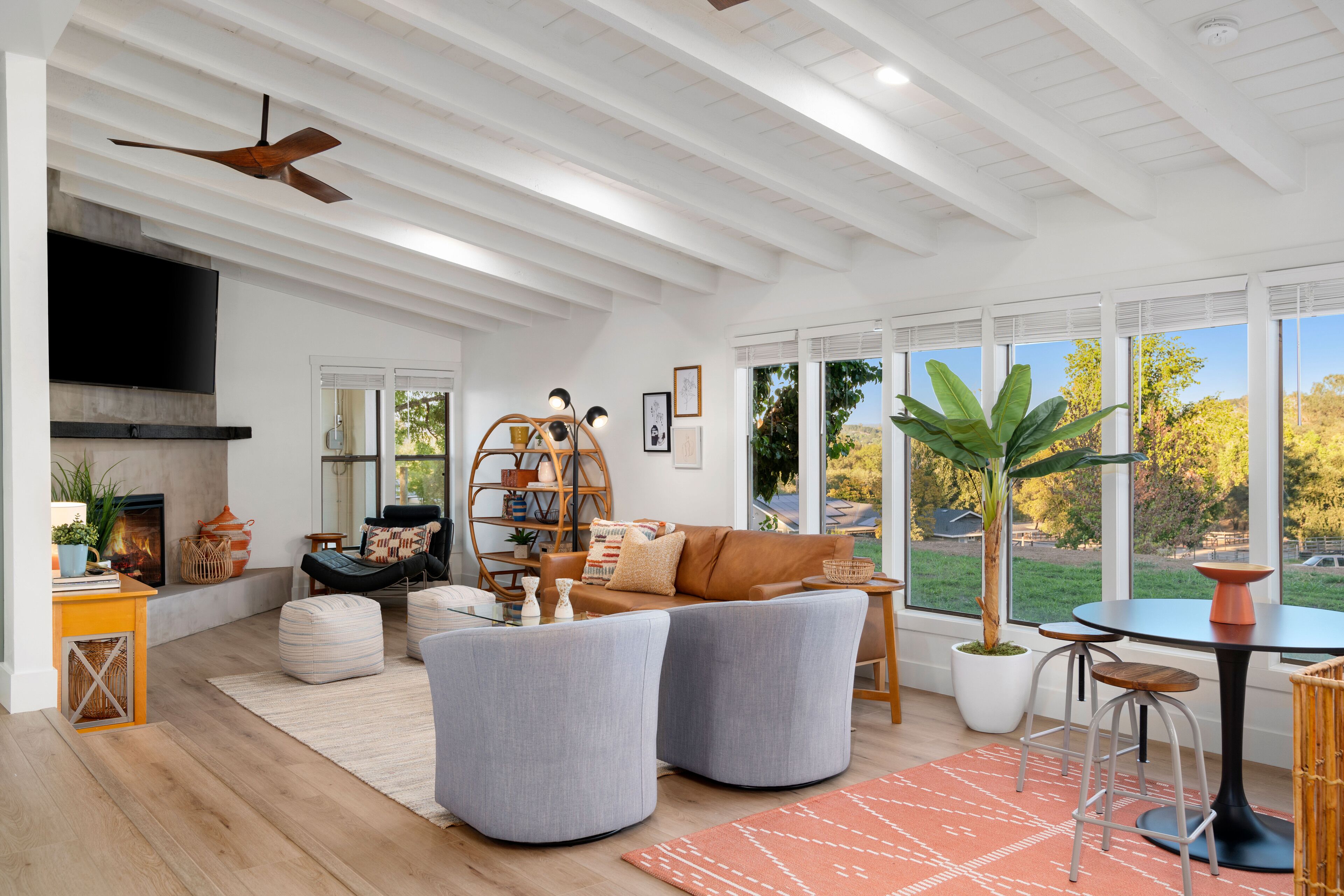 智能电视、壁炉