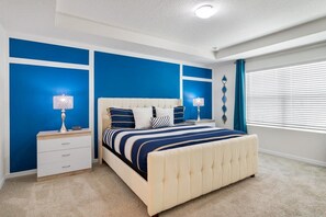 4 soverom, strykejern/-brett, reiseseng for barn og wi-fi