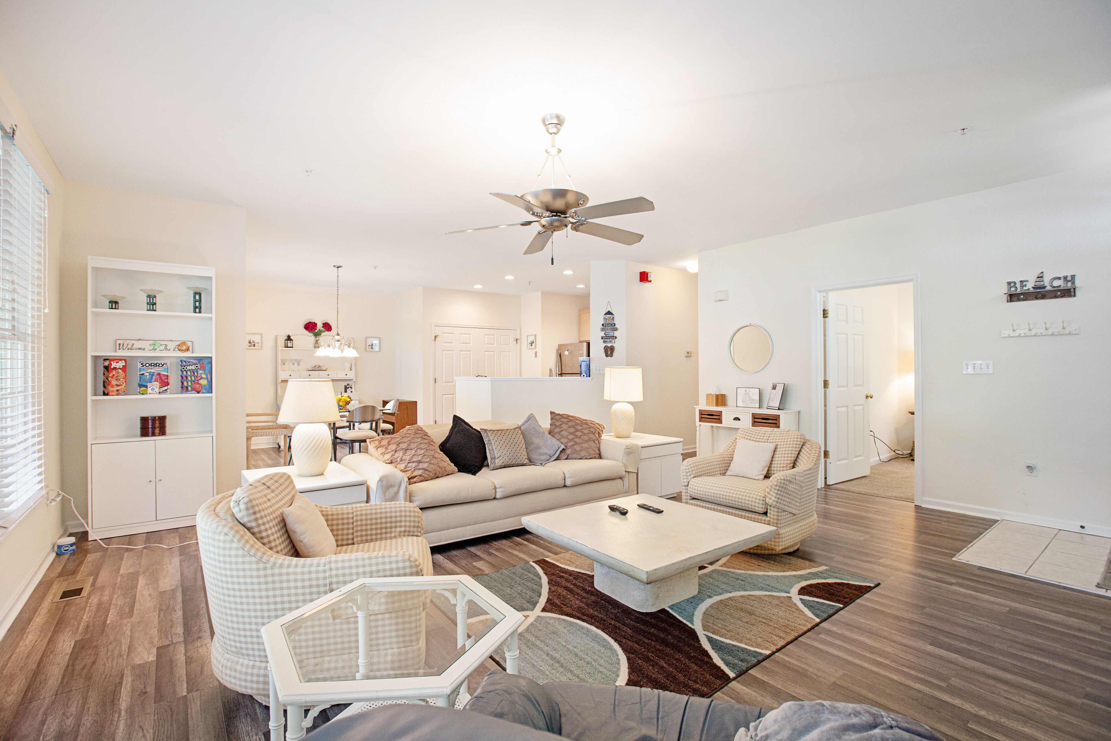 Bear Trap Dunes 1st floor condo w/ central AC, private W/D, and gas fireplace