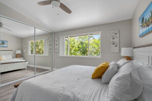 2 bedrooms, iron/ironing board, travel crib, WiFi