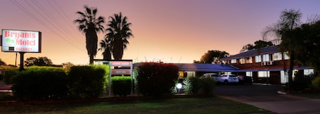 Front of property - evening/night