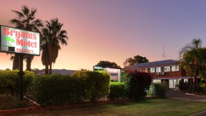Front of property - evening/night