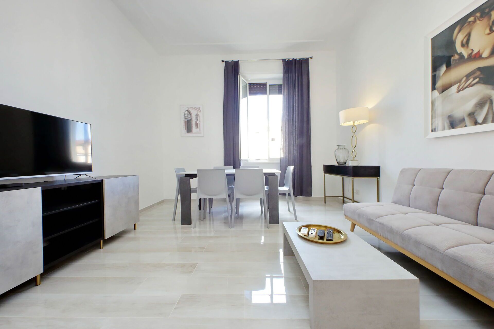 Apartment in Rome with 3 bedrooms sleeps 6