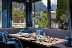 Daily buffet breakfast (EUR 25 per person)